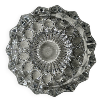 Small classic glass ashtray France