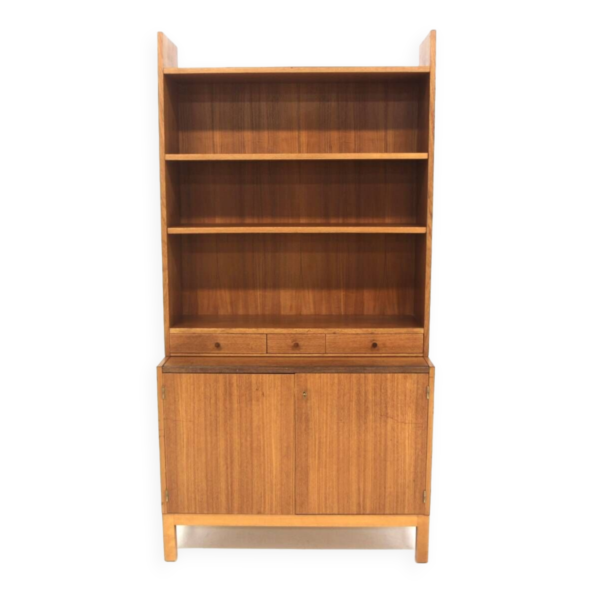 Commode-bibliothèque scandinave en teck, Suède, 1960