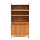 Scandinavian teak bookcase chest of drawers, Sweden, 1960