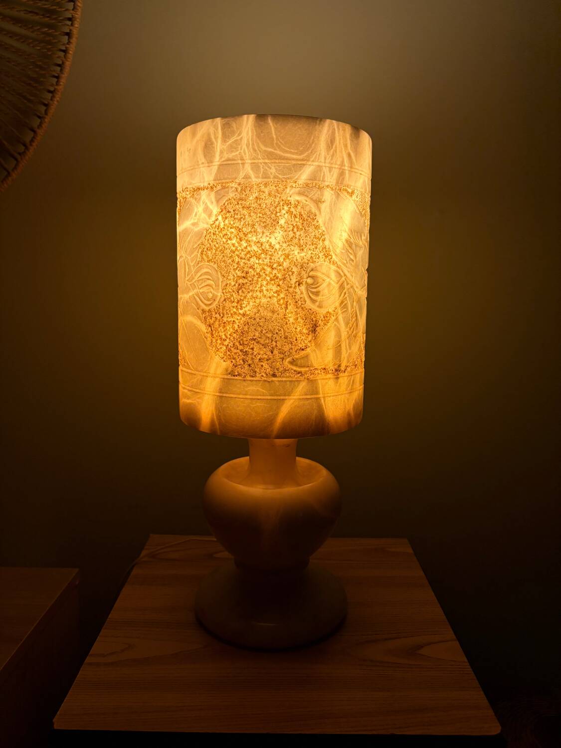 Lampe en albâtre 40cm