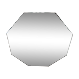 Octagonal beveled mirror 35 x 35 cm