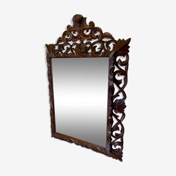 Carved wooden mirror XIX - 135x95cm