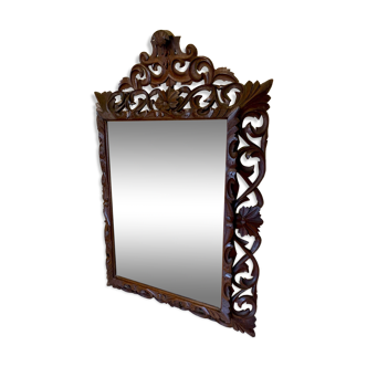 Carved wooden mirror XIX - 135x95cm