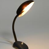 Small 1950s table lamp with metal gooseneck from Gebrüder Cosack Germany