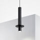 LAMPE SUSPENSION DAVID POMPA NOIR ROCHE VOLCANIQUE