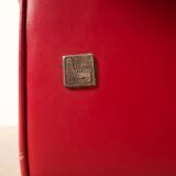 Vintage leather armchair "Ambassador", Nicoletti Salotti, Italy, 1980