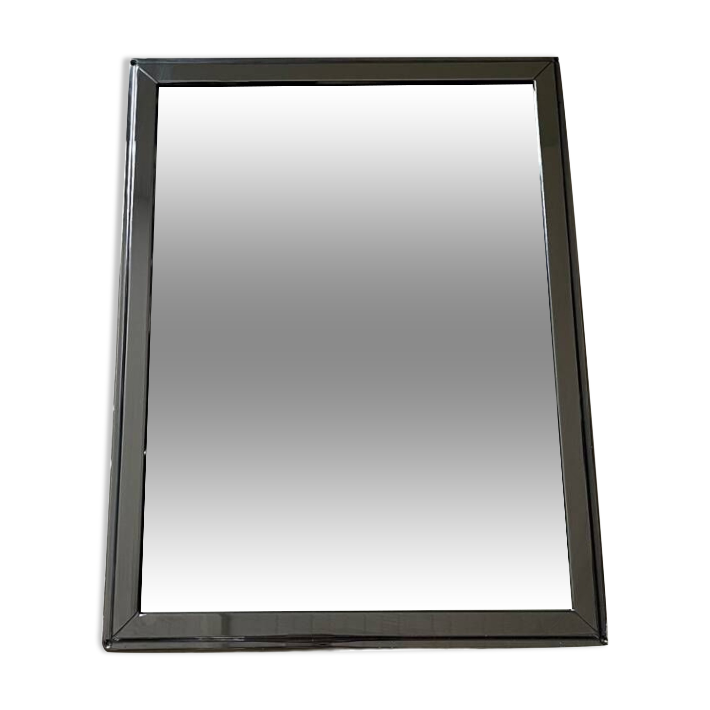 Chromed metal mirror from the 70s