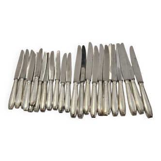Set of stainless steel platil knives