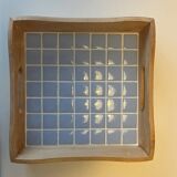 Artisanal blue tiled tray