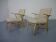 Danish Oak & Wool Armchairs, 1960s, Set of 2