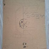 Small painting on cardboard