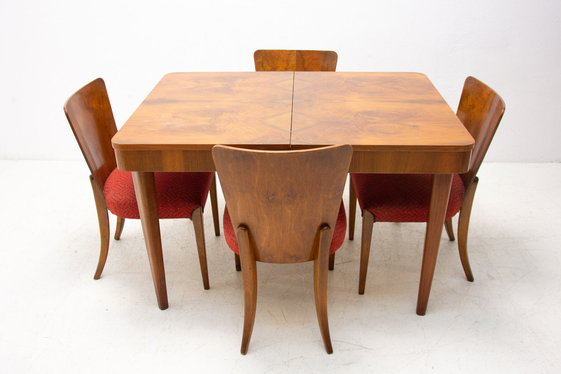 Adjustable dining table by Jindřich Halabala, 1950s