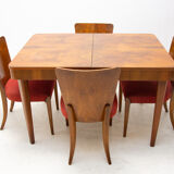 Adjustable dining table by Jindřich Halabala, 1950s