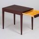 Table d'Appoint avec Tiroir en Palissandre par Severin Hansen pour Haslev Møbelsnedkeri, 1950s