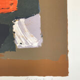 Original lithograph signed and framed by Henri MAUDUIT, 1917-2006.