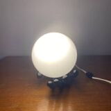 Vintage black ceramic hand wall lamp