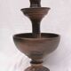 Large candelabrum / fountain, ceramic signed jean marais