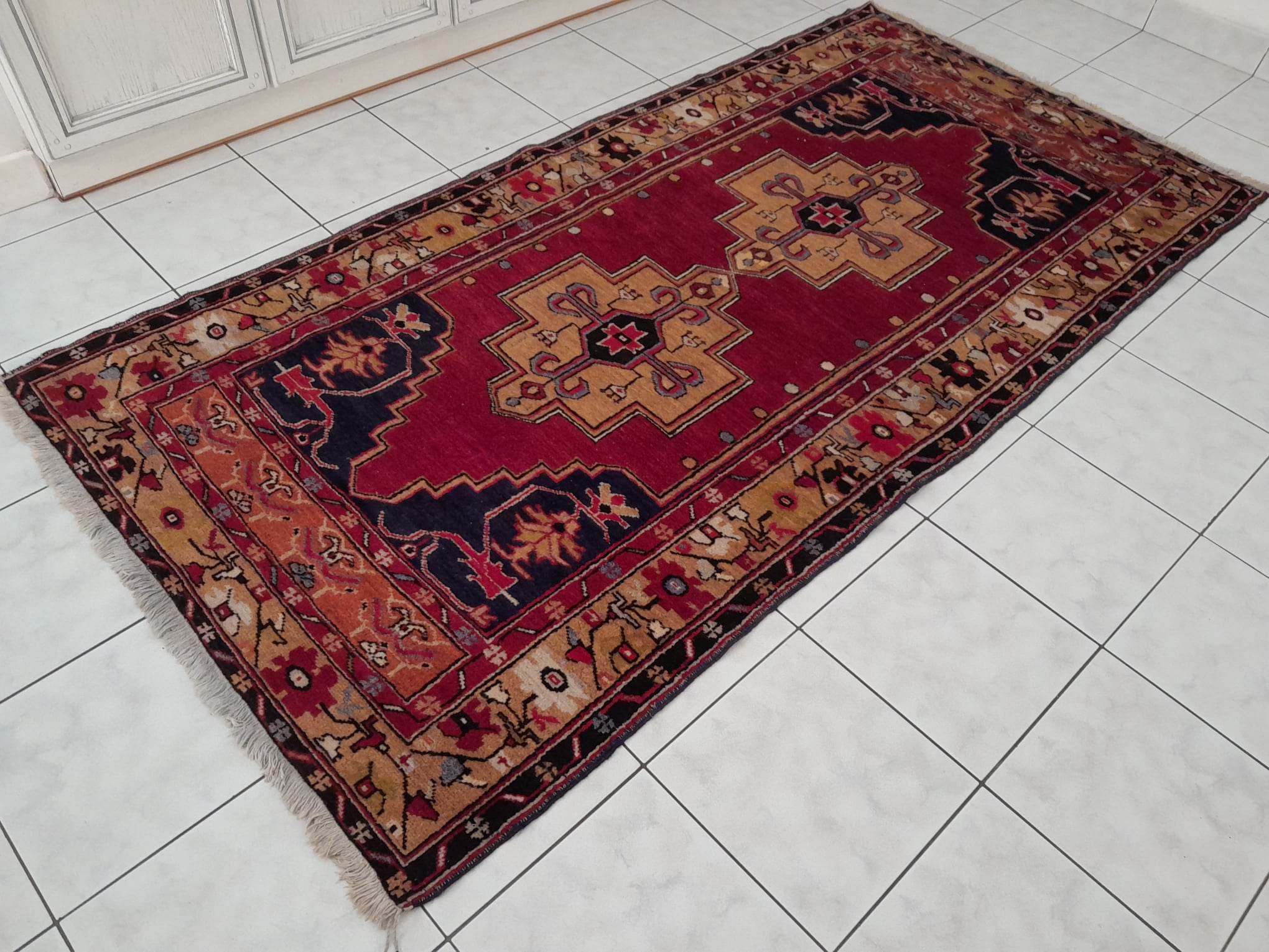 Anatolian Yahyahli rug 247x125cm