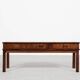 Commode basse danoise en palissandre 3 tiroirs, années 1960