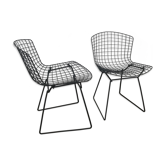 Paire de chaises Bertoia des années 50