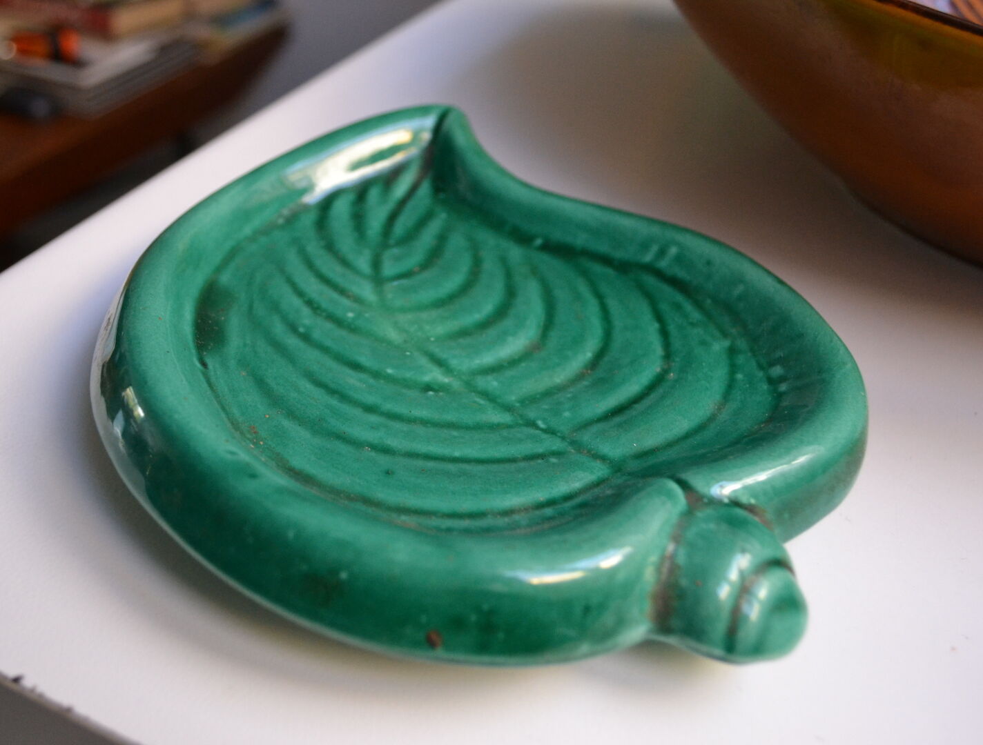 Vallauris ceramic trinket plate 60s
