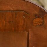 Guéridon en placage de sapelli art déco 1940’s