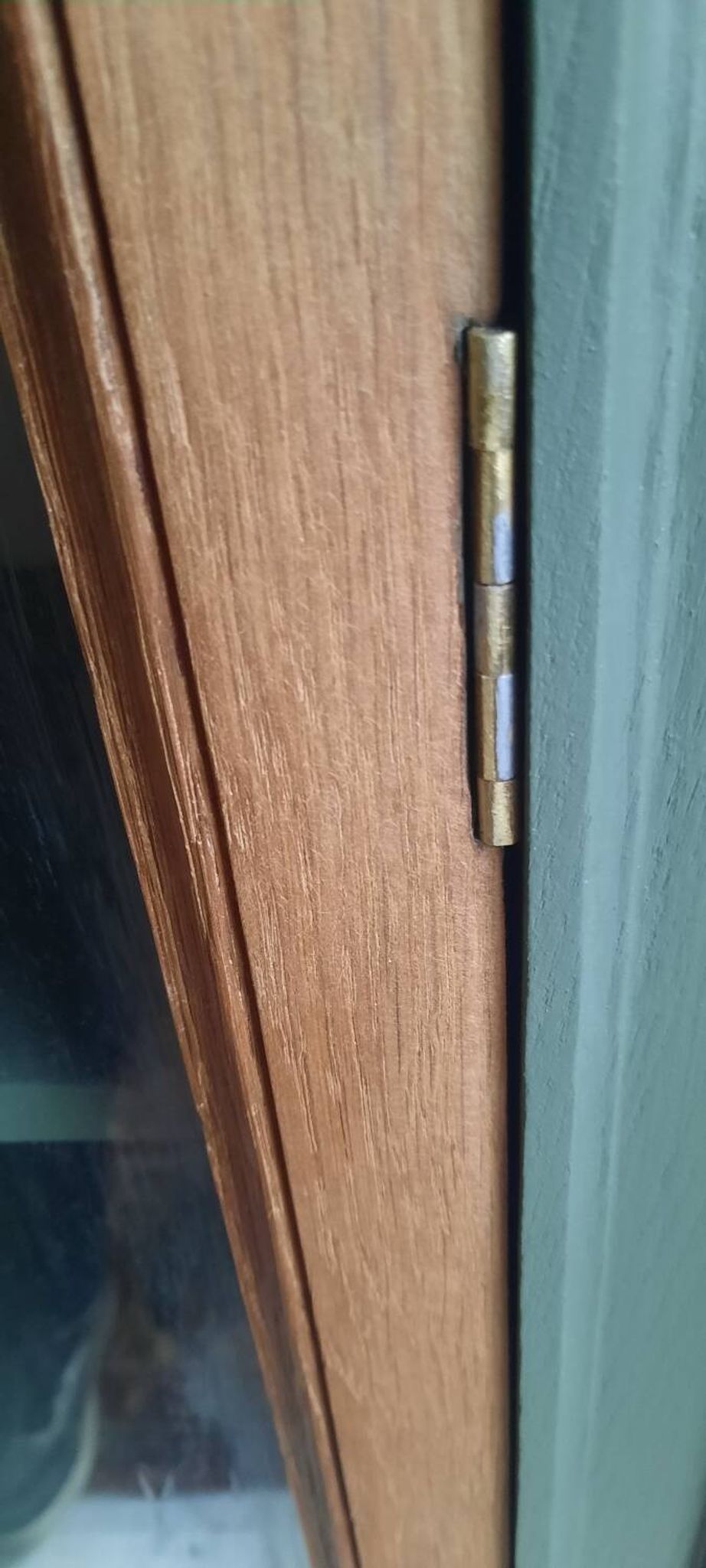 Painted display cabinet
