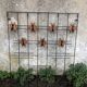 Wall rack to hang vintage 60s