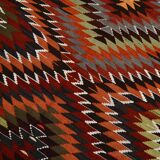 5x10 Madalion Design Turkish Kilim Rug,