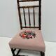Children's chair Napoleon III wood turned vintage