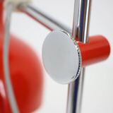1960s Josef Hurka Red Desk Lamp, Czechoslovakia