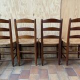 Set of 4 mulched chairs