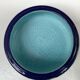 Enamelled faience jewellery box Longwy floral decoration