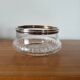 Glass cup and silver frame
