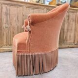 Fringed frog armchair