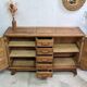Buffet Sideboard René Gabriel patina 40 50 Vintage Compass Foot