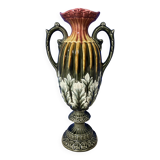Art Nouveau vase in slip