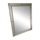 Miroir rectangulaire en bois doré sculpté