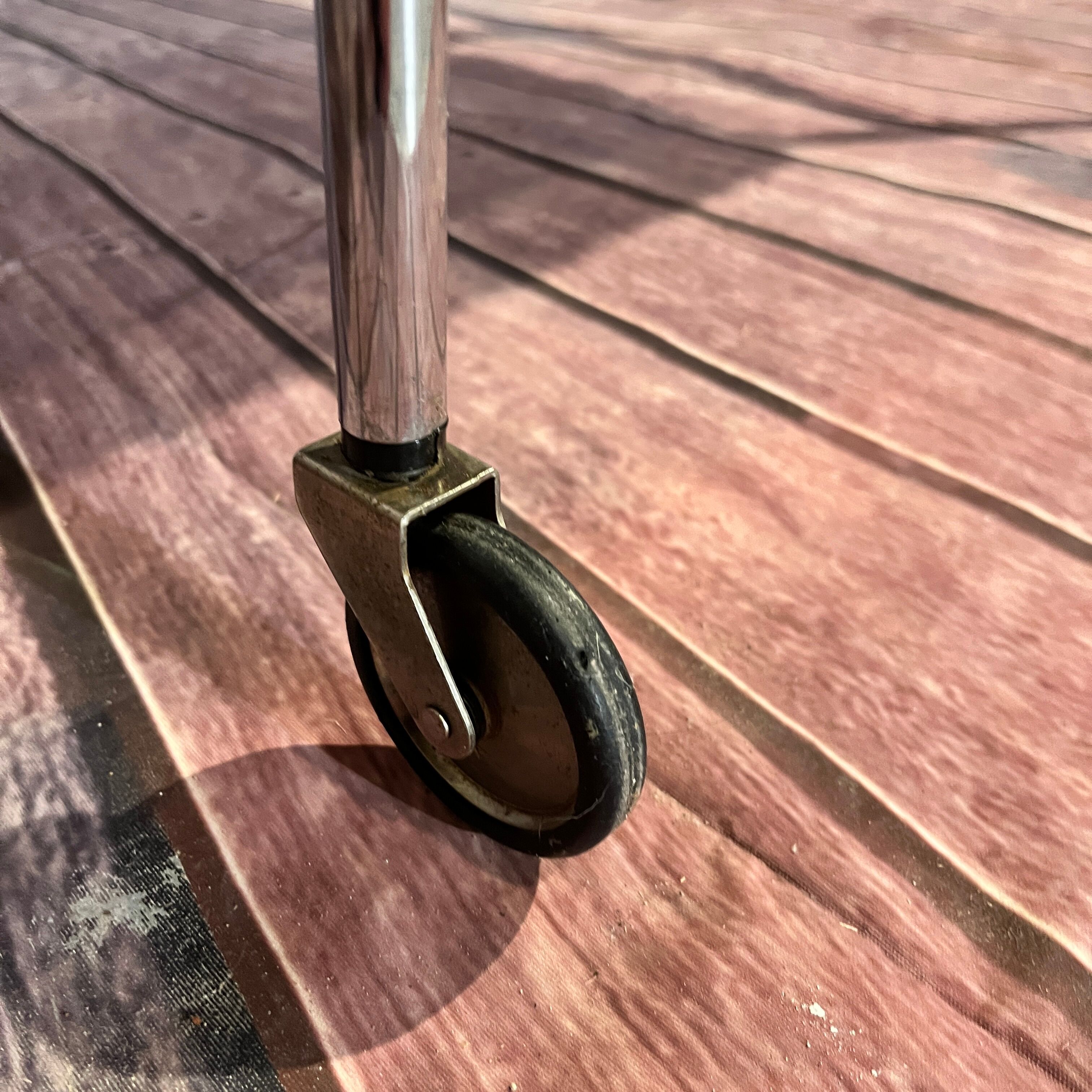 Vintage foldable service trolley