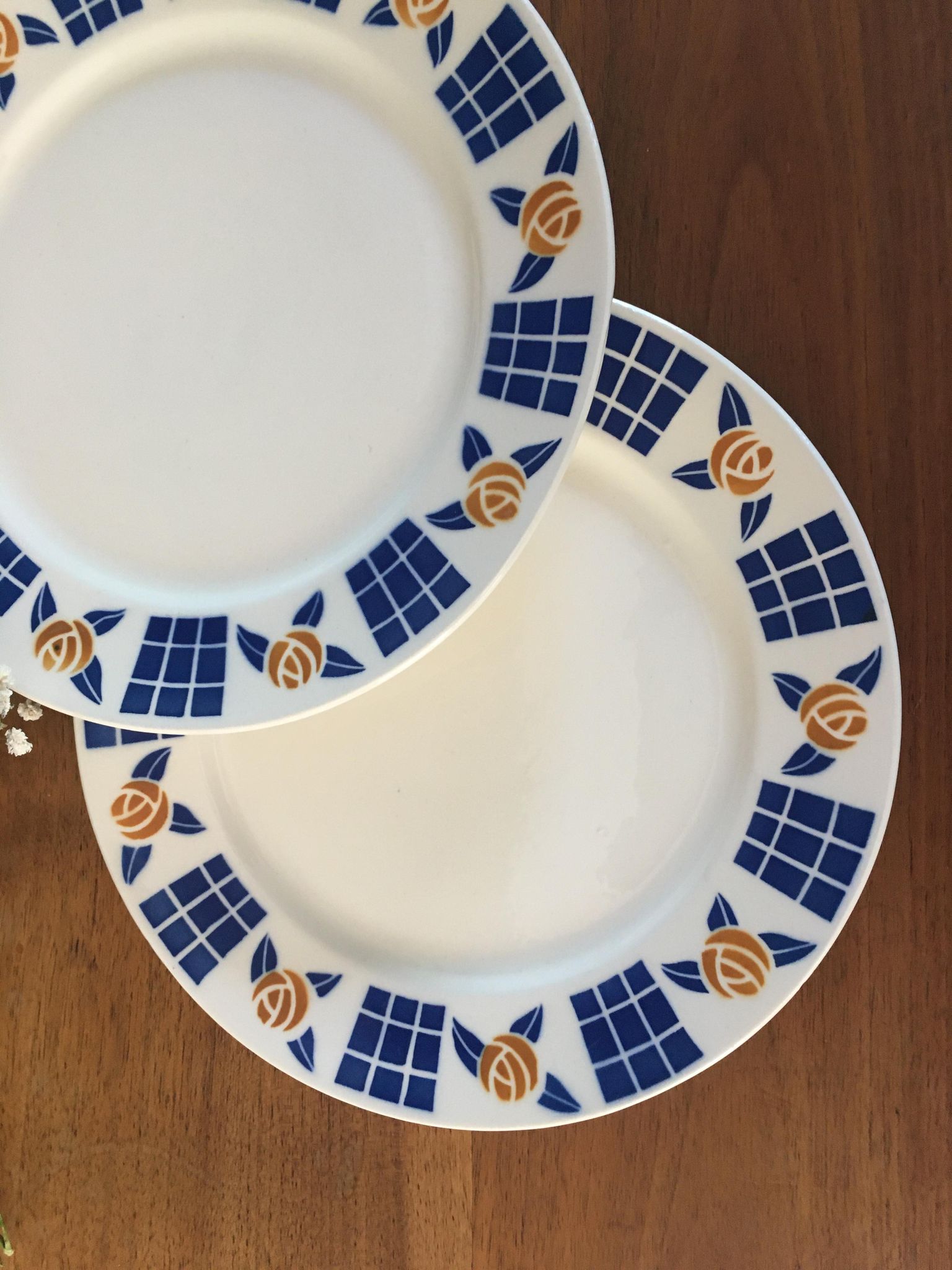 Badonviller dessert plates