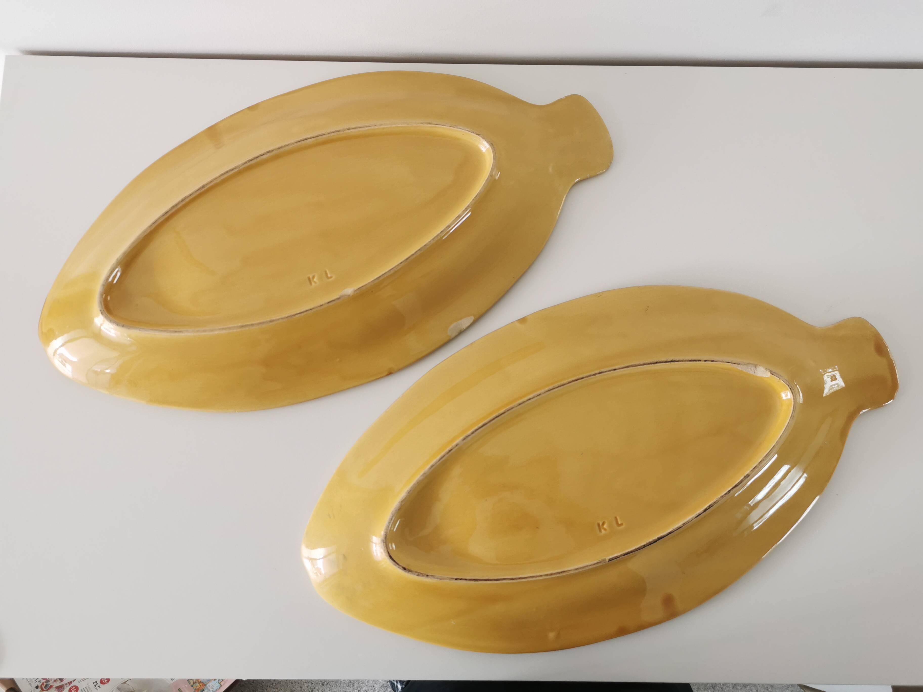 Vintage Fish Serving Plate: KIL Yugoslavia Mid-Century Tableware