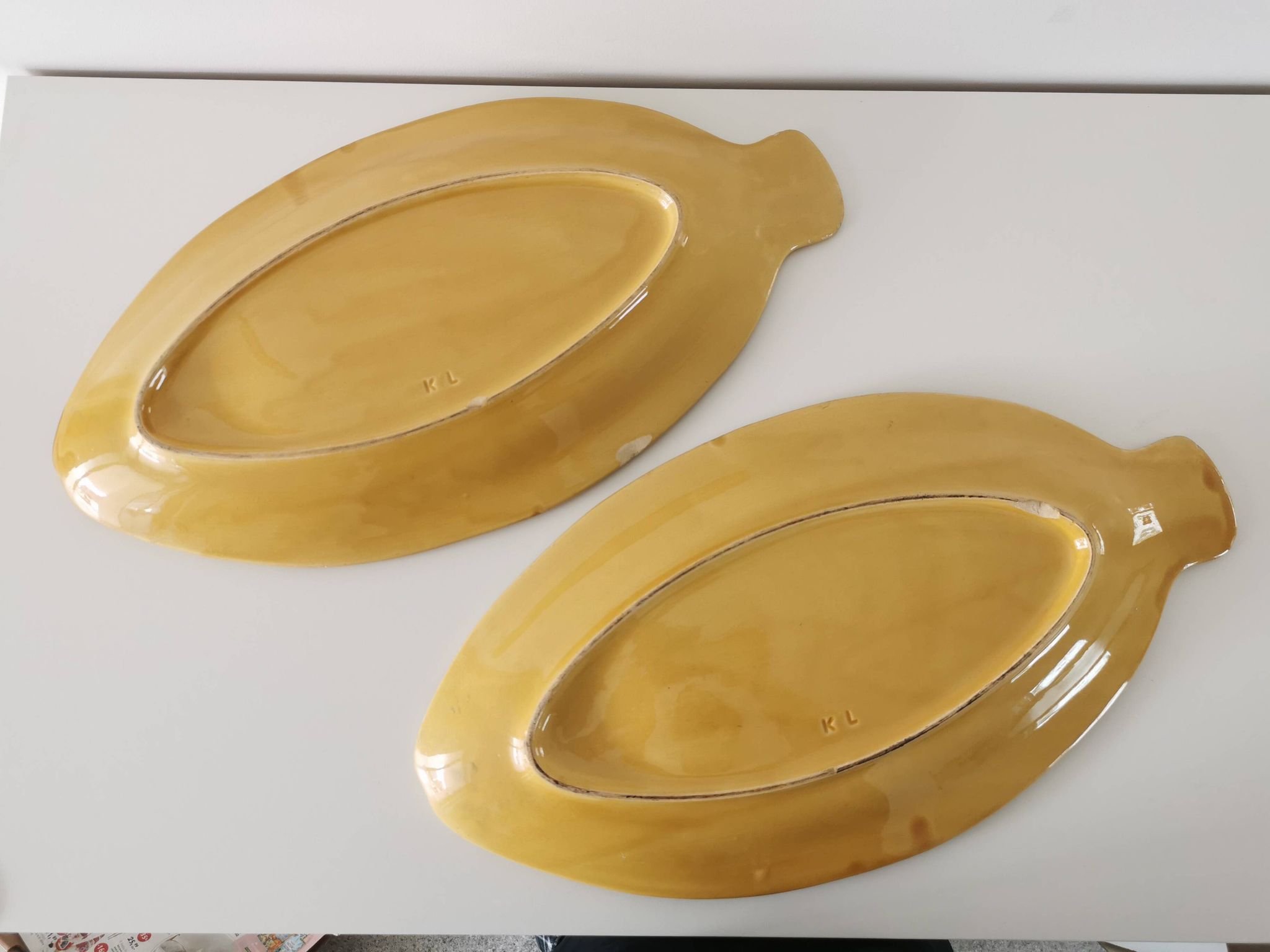 Vintage Fish Serving Plate: KIL Yugoslavia Mid-Century Tableware