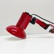 Red lamp with vice, ART, 1980s