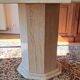 Dining table in travertine from the 1970s/1980s.