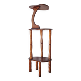 Antique wooden stand - tripod plant holder