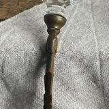 Bronze and glass coat hooks