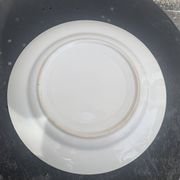 7 small plates in Royal Bone China porcelain, Maya model, Fine Bone