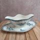 Ironstone sauce boat from Saint-Amand, Margot model – old blue decoration.