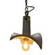 Nr. 2 Vintage industrial mirrored pendant light by Esla