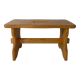 Tabouret en bois marche pied